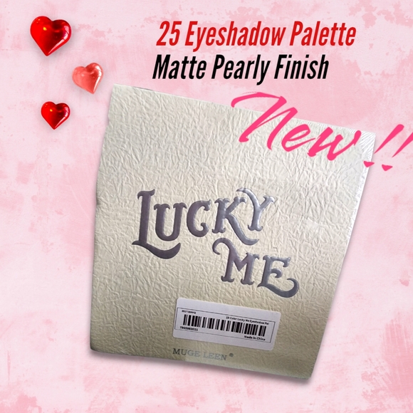 NWT!! LUCKY ME 25-Shade Cream Elf Eyeshadow Palette with Matte Pearly Finish!! - Picture 11 of 12